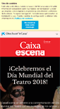 Mobile Screenshot of caixaescena.org